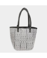 Lucky Charm                         Women's White Polyurethane Tote Bag