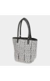 Lucky Charm                         Women's White Polyurethane Tote Bag