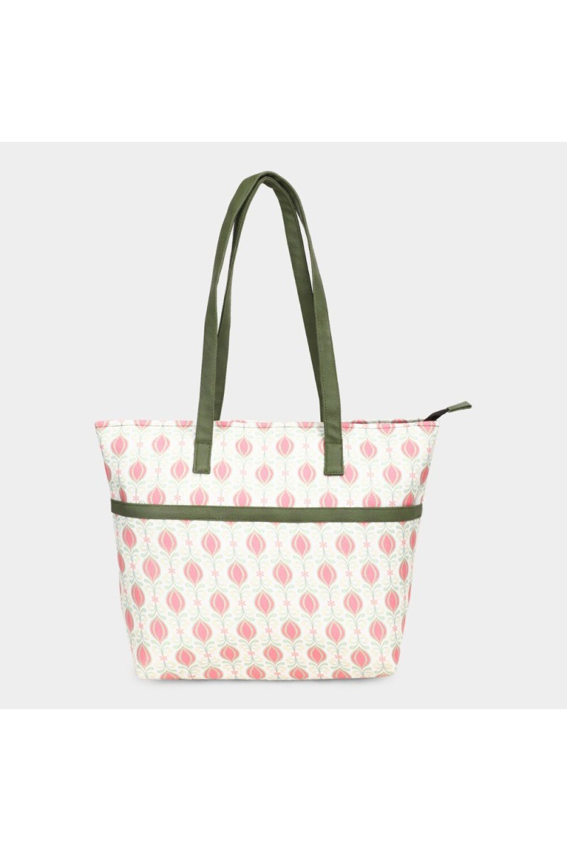 Brink                         Women's White Fabric-Polyester Tote Bag