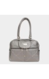 Lucky Charm Women's Grey Polyurethane Hand Bag Lucky Charm Women's Grey Polyurethane Hand Bag
