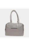 Lucky Charm Women's Grey Polyurethane Hand Bag Lucky Charm Women's Grey Polyurethane Hand Bag