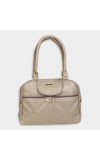Lucky Charm                         Women's Beige Polyurethane Hand Bag