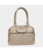 Lucky Charm                         Women's Beige Polyurethane Hand Bag