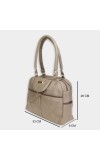 Lucky Charm                         Women's Beige Polyurethane Hand Bag