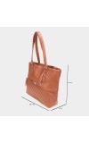 Lucky Charm                         Women's Tan Polyurethane Tote Bag