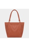 Lucky Charm Women's Tan Polyurethane Hand Bag Lucky Charm Women's Tan Polyurethane Hand Bag