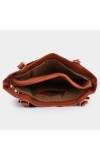 Lucky Charm Women's Tan Polyurethane Hand Bag Lucky Charm Women's Tan Polyurethane Hand Bag