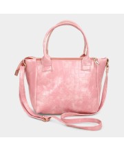 Lucky Charm                         Women's Pink Polyurethane Sling Bag