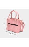 Lucky Charm Women's Pink Polyurethane Sling Bag Lucky Charm Women's Pink Polyurethane Sling Bag