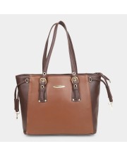 Lucky Charm                         Women's Tan Polyurethane Hand Bag