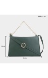 Lucky Charm Women's Green Polyurethane Sling Bag Lucky Charm Women's Green Polyurethane Sling Bag