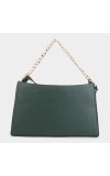 Lucky Charm Women's Green Polyurethane Sling Bag Lucky Charm Women's Green Polyurethane Sling Bag