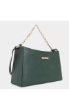 Lucky Charm Women's Green Polyurethane Sling Bag Lucky Charm Women's Green Polyurethane Sling Bag