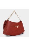 Lucky Charm                         Women's Maroon Polyurethane Sling Bag