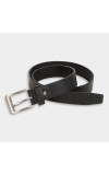 Black Tie Men's Black Polyurethane Formal Belt Black Tie Men's Black Polyurethane Formal Belt