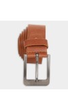 Black Tie                         Men's Brown Polyurethane Formal Belt