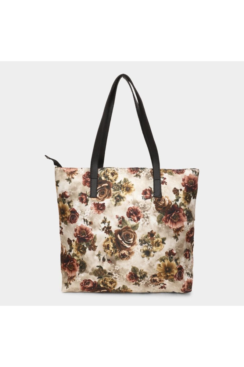 Brink                         Women's Beige Fabric-Polyester Tote Bag