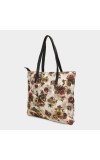 Brink                         Women's Beige Fabric-Polyester Tote Bag