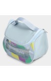Lucky Charm                         Women's Light Blue Polyurethane Makeup Bag