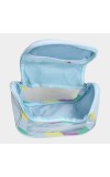 Lucky Charm                         Women's Light Blue Polyurethane Makeup Bag