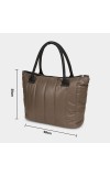 Brink                         Women's Brown Fabric-Polyester Tote Bag