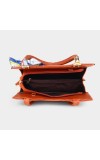 Lucky Charm                         Women's Brown Polyurethane Hand Bag