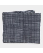 Black Tie                         Men's Blue Polyurethane Wallet