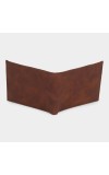 Black Tie                         Men's Brown Polyurethane Wallet