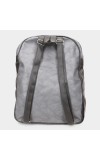 Lucky Charm                         Women's Dark Grey Polyurethane Backpack
