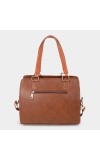 Lucky Charm                         Women's Tan Polyurethane Tote Bag