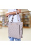 Lucky Charm                         Women's Grey Polyurethane Hand Bag