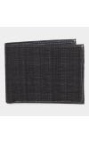 Black Tie                         Men's Charcoal Polyurethane Wallet