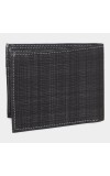Black Tie                         Men's Charcoal Polyurethane Wallet