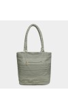 Lucky Charm Women's Olive Green Polyurethane Tote Bag Lucky Charm Women's Olive Green Polyurethane Tote Bag