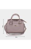 Lucky Charm Women's Lilac Polyurethane Tote Bag Lucky Charm Women's Lilac Polyurethane Tote Bag