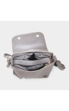 Lucky Charm Women's Grey Polyurethane Sling Bag Lucky Charm Women's Grey Polyurethane Sling Bag