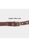 Lucky Charm Women's Brown Nylon And Polyester Belt Lucky Charm Women's Brown Nylon And Polyester Belt