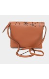 Lucky Charm Women's Tan Polyurethane Sling Bag Lucky Charm Women's Tan Polyurethane Sling Bag