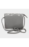 Lucky Charm Women's Grey Polyurethane Sling Bag Lucky Charm Women's Grey Polyurethane Sling Bag