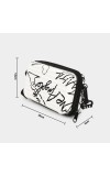 Lucky Charm Women's Black Acrylic Sling Bag Lucky Charm Women's Black Acrylic Sling Bag