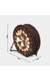 Lucky Charm Women's Brown Coconut Shell Sling Bag Lucky Charm Women's Brown Coconut Shell Sling Bag