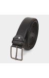 Black Tie                         Men's Black Polyurethane Formal Belt