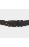 Black Tie                         Men's Black Polyurethane Formal Belt