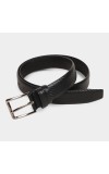 Black Tie                         Men's Black Polyurethane Formal Belt