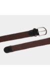 Black Tie                         Men's Brown Canvas Casual Belt