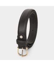 Lucky Charm                         Women's Black Polyurethane Belt