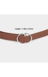 Lucky Charm Women's Tan Polyurethane Belt Lucky Charm Women's Tan Polyurethane Belt