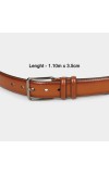 Black Tie                         Men's Tan Polyurethane Casual Belt