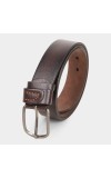 Black Tie                         Men's Brown Polyurethane Casual Belt