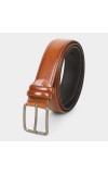 Black Tie                         Men's Brown Polyurethane Formal Belt